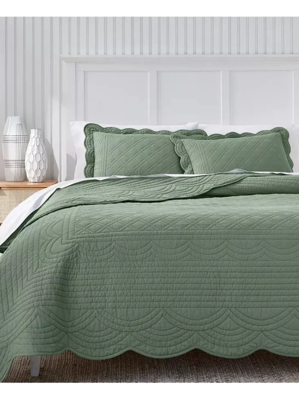 Charter Club Bailey Scallop 3-Piece Quilt Set – Full/Queen $285